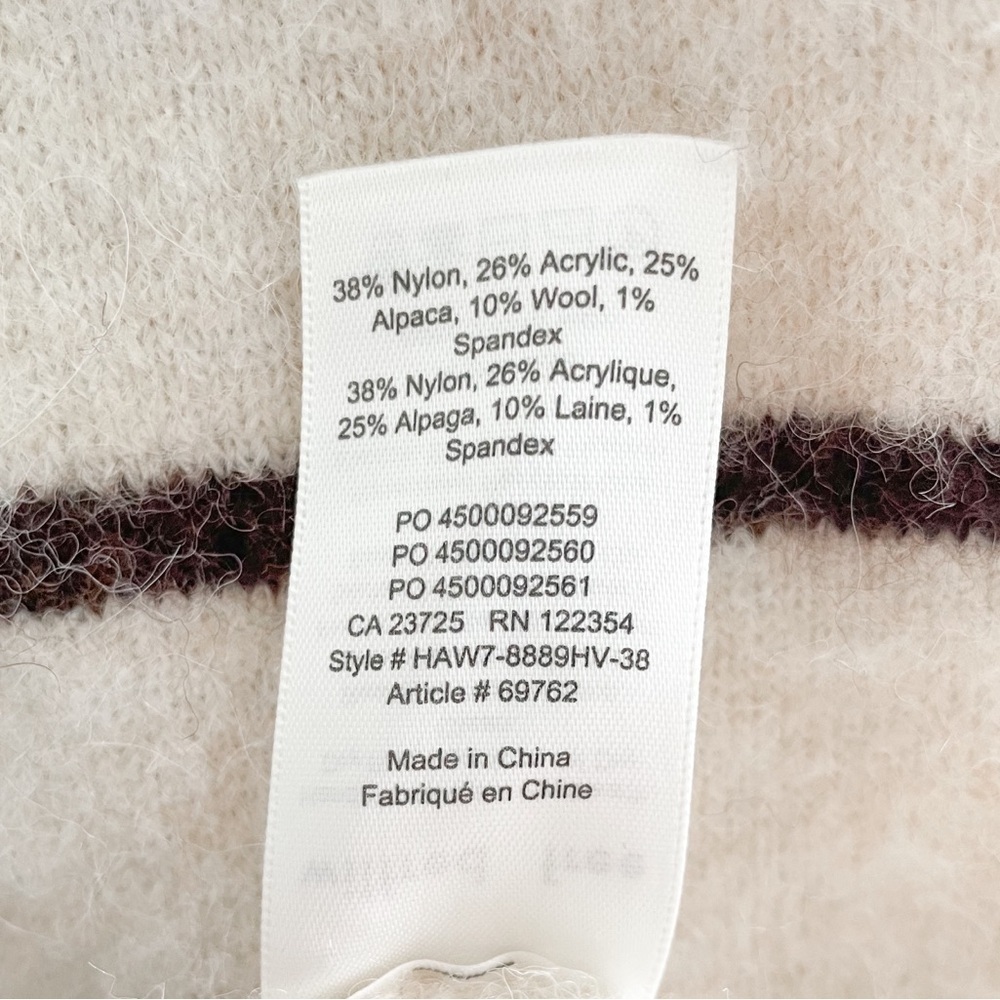 Wilfred Free Striped Alpaca Blend Sweater Dress - Picture 12 of 12